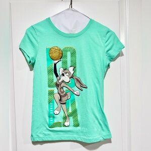 Girls Retro Lola Bunny Space Jam T-shirt. Sparkle detail. Never worn. 10/12